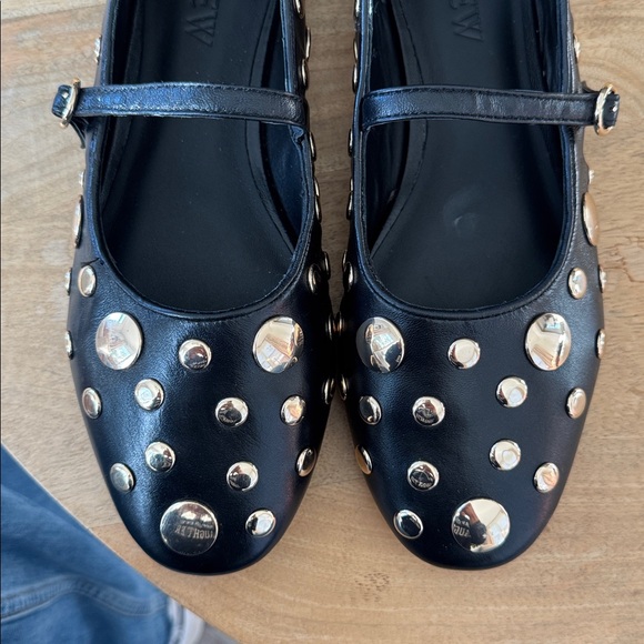 NEW Logan studded Mary Jane ballet flats in leather Size 8.5 - Picture 4 of 10
